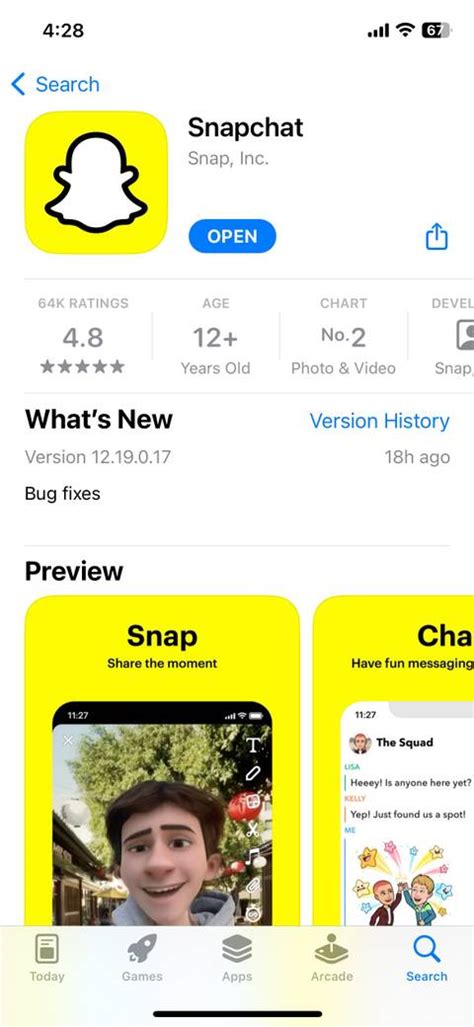 5. Delete and Re-install Snapchat
