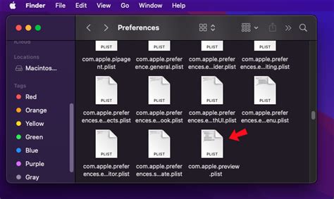 5. Delete the PLIST File for Preview