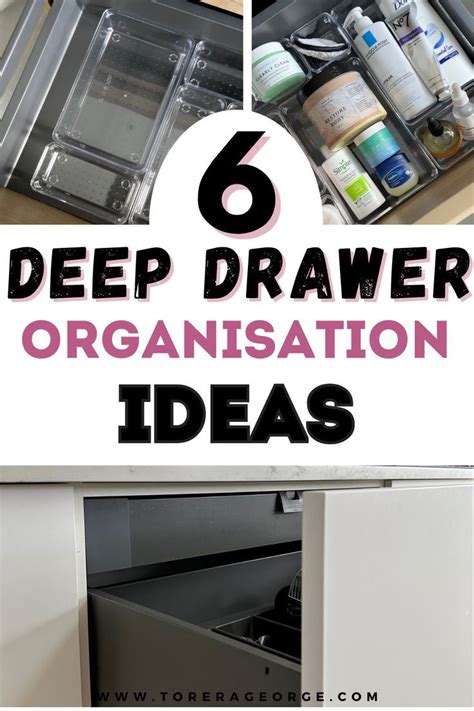 5. Designate a deep drawer