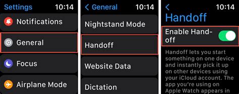 5. Enable Handoff