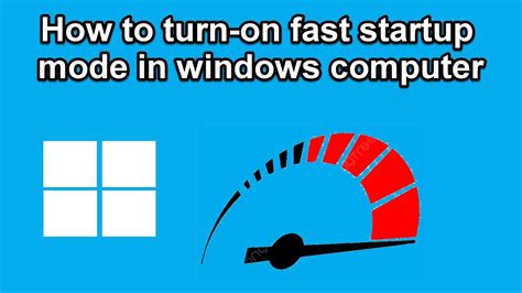 5. Fast Startup Mode