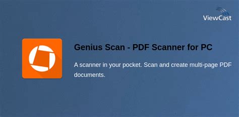 5. Genius Scan – PDF Scanner