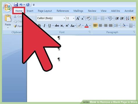 5. How to Get Rid of a Blank Page Using Different Format