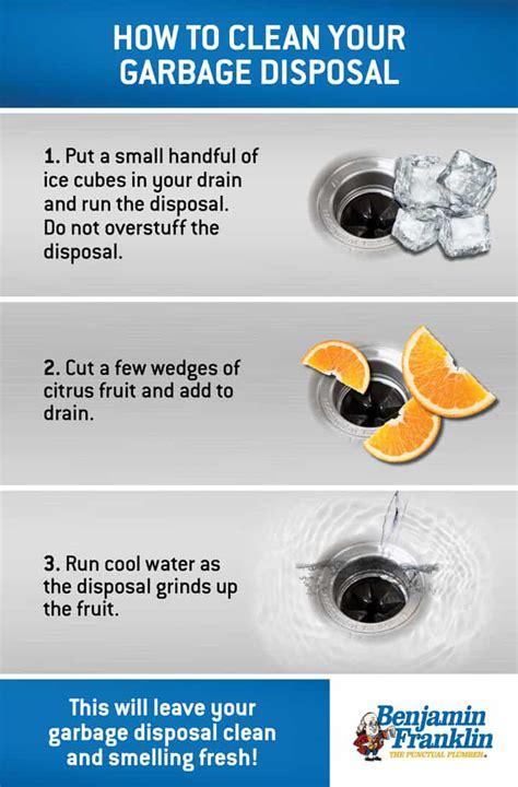 5. How to clean and deodorize a garbage disposal
