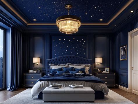 5. Layer your blue bedroom with texture and pattern