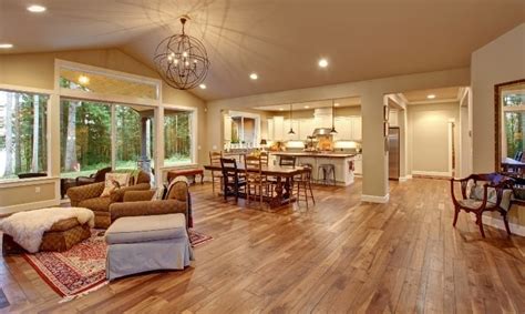 5. Let your space flow by using the same flooring throughout