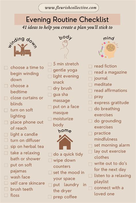 5. Maintain order with an evening routine