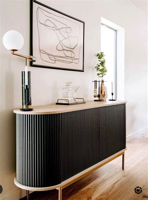 5. Make a statement with a sleek sideboard