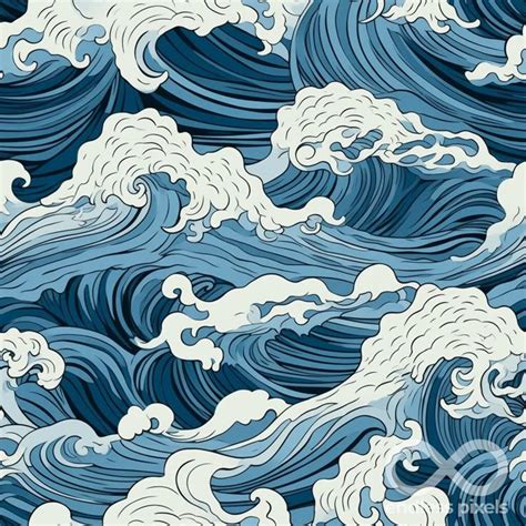5. Make waves with pattern and paint