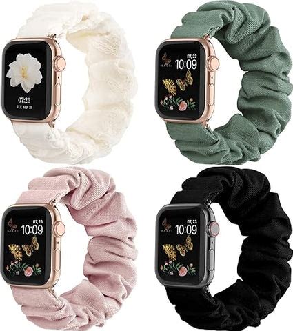 5. Moonstan Velvet Scrunchie Apple Watch Strap