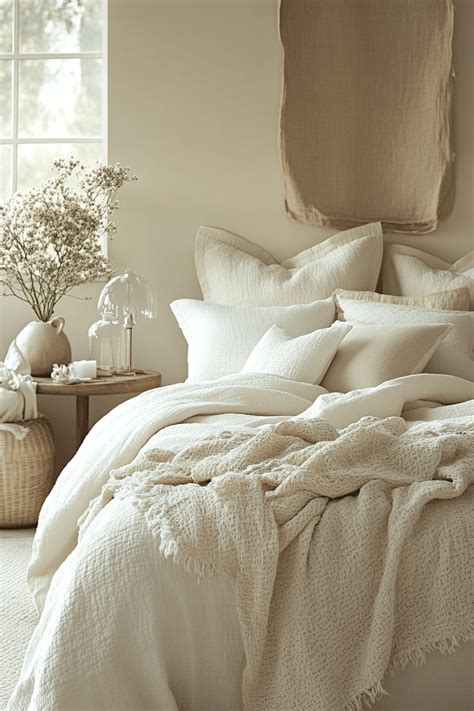 5. Opt for calm neutrals in the bedroom
