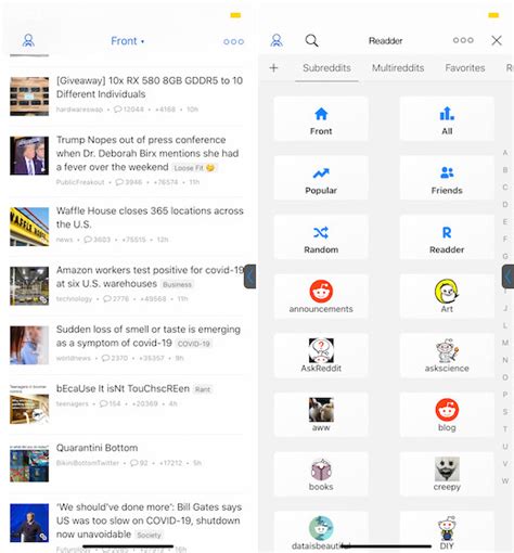 5. Readder for Reddit