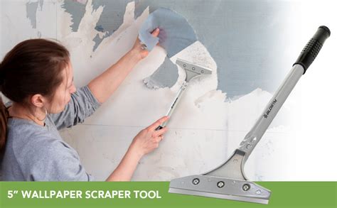 5. Remove texture with a scraper