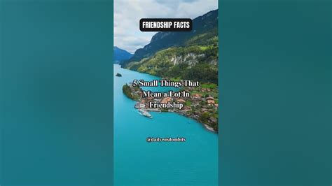 5. Small Things Mean A Lot