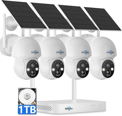 5. Solar Wireless Outdoor Security Camera from Hiseeu