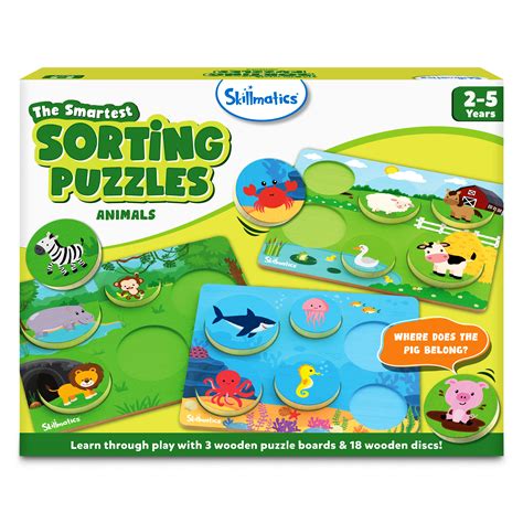 5. Sorting Puzzles for Kids