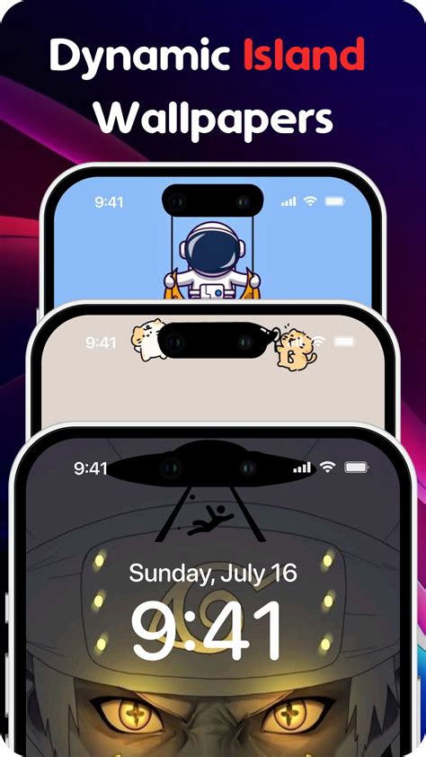 5. Space wallpaper for Dynamic Island