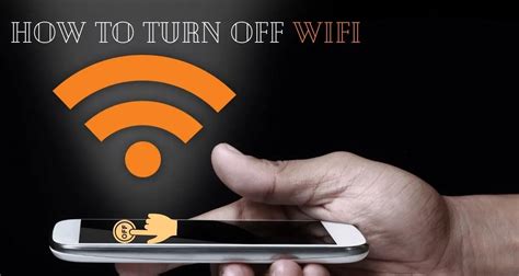 5. Turn Off Wi-Fi When Not In Use