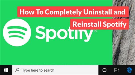 5. Uninstall and Reinstall Spotify