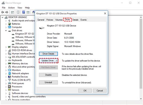 5. Update Disk Driver