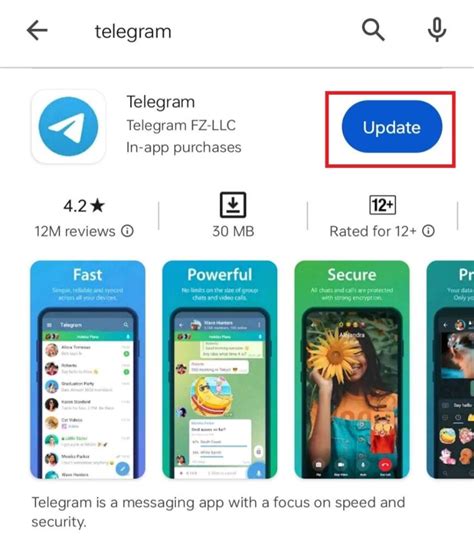 5. Update Telegram App