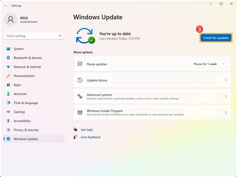 5. Update Windows 11 or 10
