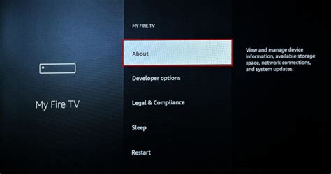 5. Update Your Fire TV