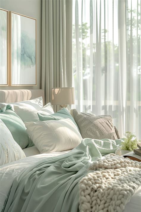 5. Use blues in the bedroom for a calming aesthetic