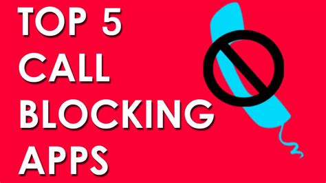 5. Use call-blocking apps