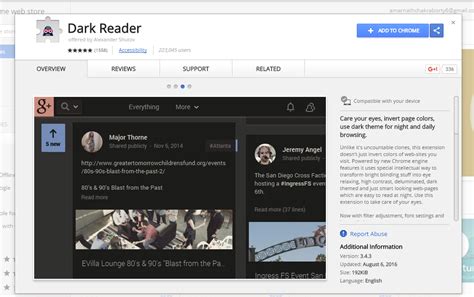 5. Use the Dark Reader Extension
