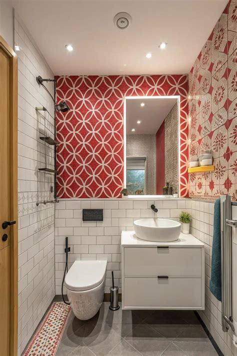 5. Use tiles to create a fun feature wall idea