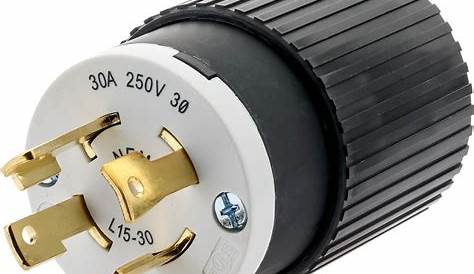 50 Amp Plug Twist Lock Pin On Tools Home Improvement