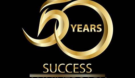 50 Anniversary Golden th 535734 Download Free Vectors