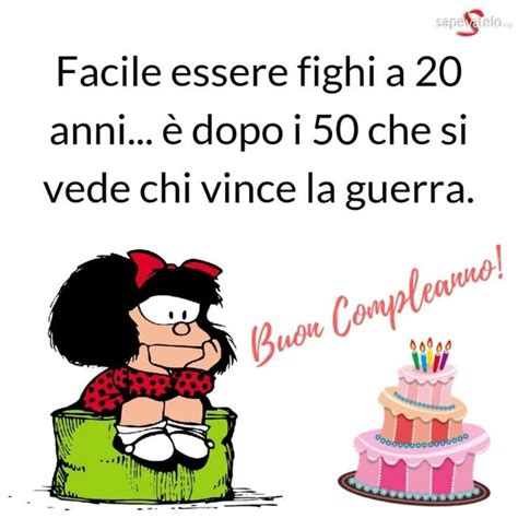 50 anno buon compleanno divertenti mafalda