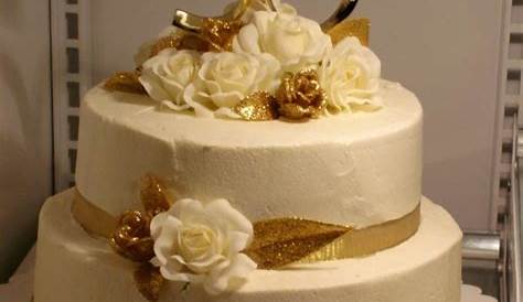 50th wedding anniversary cake. cakedecorating
