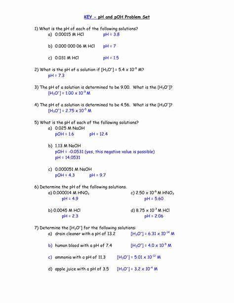 50 Ph Worksheet Answer Key | Chessmuseum Template Library