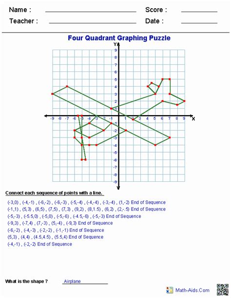 50 Plotting Points Worksheet Pdf | Chessmuseum Template Library
