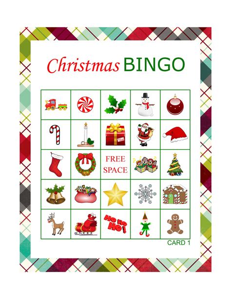 50 Printable Christmas Bingo Cards Free