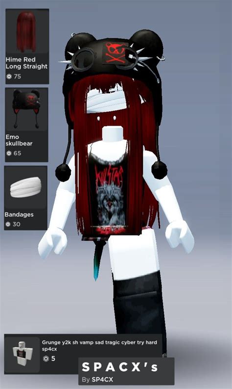 50 Roblox emo outfits ideas