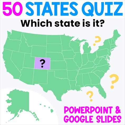 State Map Game Printable Map