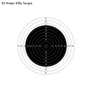 50 Meter Target Printable