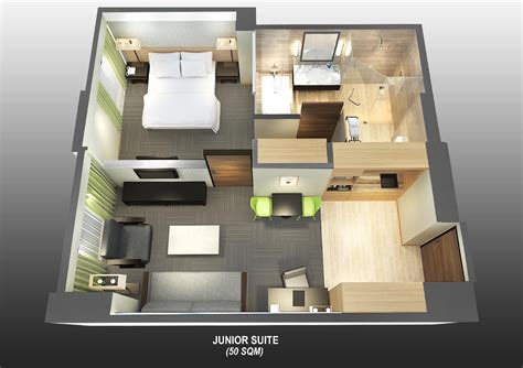 50 Square Meter House Design: 2 Bedroom - Modern House Design