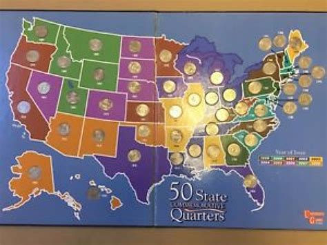 50 State Quarter Map Value