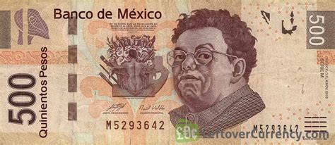 > Mexico p120d 500 Pesos from 2008