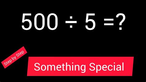 500 Divided By 6000
