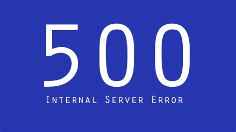 500 internal server error nedir