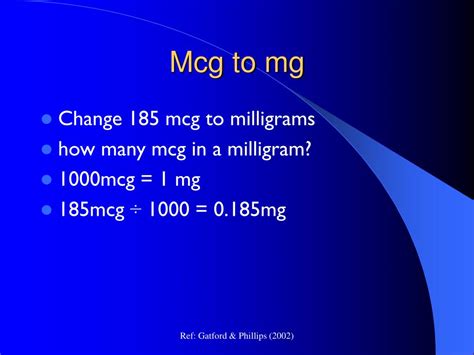 500 mcg equals mg