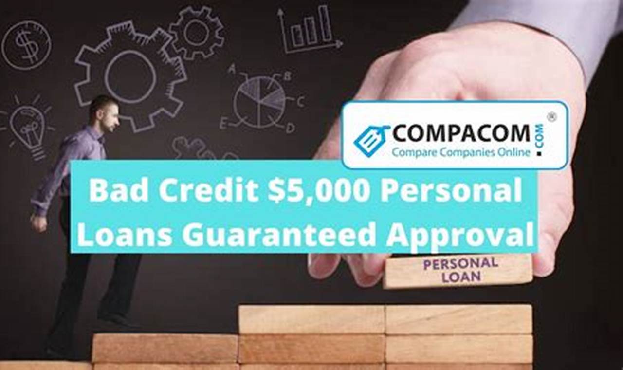 5000 personal loan bad credit