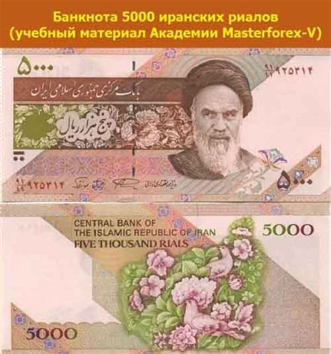 5000 иранских риалов в рублях
