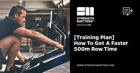 500m row time